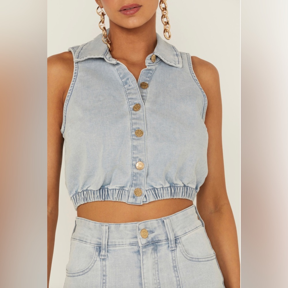 Show Me Your Mumu Women’s Union Crop Top. Size Small.
